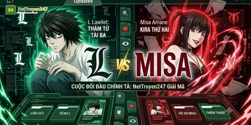 L Lawliet vs Misa Amane - Ván Cờ Tâm Lý Lật Tẩy Kira Thứ Hai L Lawliet vs Misa Amane - Ván Cờ Tâm Lý Lật Tẩy Kira Thứ Hai